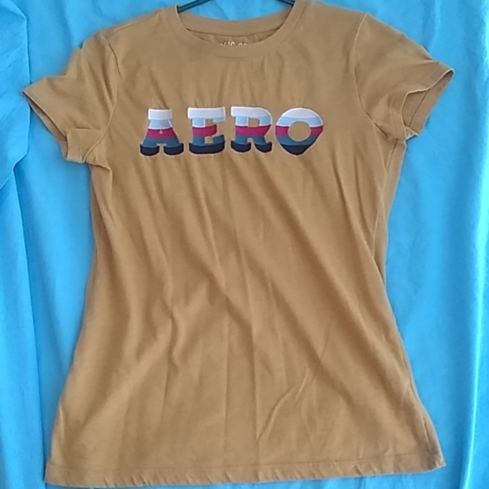 Yellow Aeropostale shirt